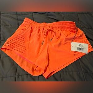 Zyia Electric Charge Coral shorts